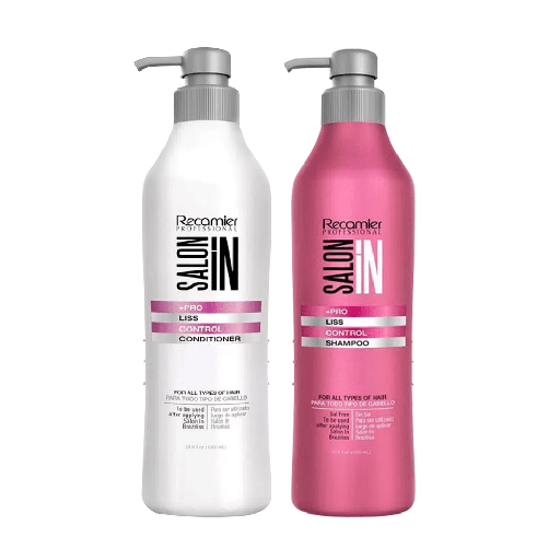 Shampoo 1L y Acondicionador 1L Salon In - Duo Liss Control 